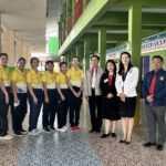 ดร.วิภา สายรัตน์ ตรวจเยี่ยมสนามสอบ ให้กำลังใจนักเรียนที่เข้าสอบ O-NET ประจำปีการศึกษา 2566