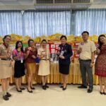 ให้การต้อนรับคณะศึกษาดูงาน โครงการสถานศึกษาสีขาวปลอดยาเสพติด และอบายมุข